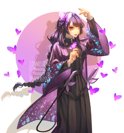 This is a commissioned artwork. The character belongs to @coffeechels on twitter!